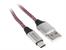 Kabel TRACER USB 2.0 TYPE-C A Male - C Male 1,0m czarno-fioletowy