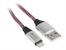 Kabel TRACER USB 2.0 iPhone AM - lightning 1,0m czarno-fioletowy