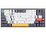 Klawiatura mechaniczna Tracer FINA 84 Grey (Outemu Red Switch)