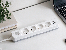 Przedłużacz TRACER Grid 4S Mobile Ready 1,5m (4 gniazda,wyłącznik, 1x USB A+ 1x Type C, max 20W, white&grey)