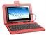 Etui na tablet z klawiaturą TRACER 7" Walker Red Micro