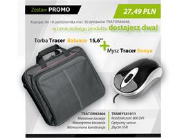 Torba 15,6" Tracer Balance + mysz Tracer Sonya